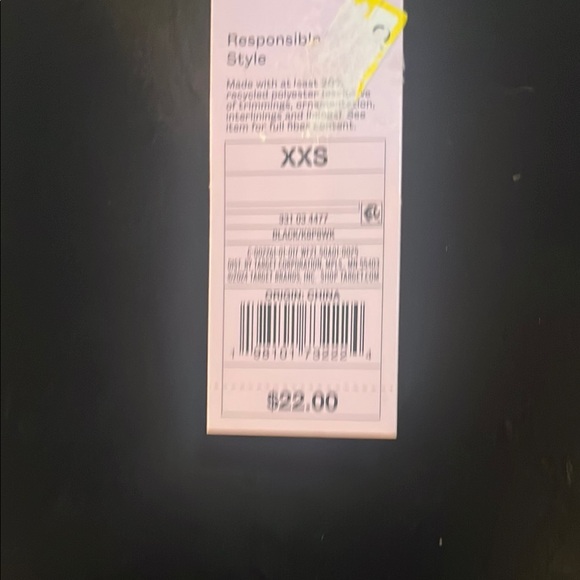 Wild fable Black Sleeveless Zip-Up Top - Picture 3 of 3